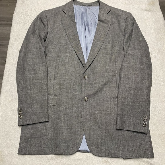 Suitsupply Blazer 46R Gray Reda Wool Super 110s Sports Coat 2 Button Notch Read